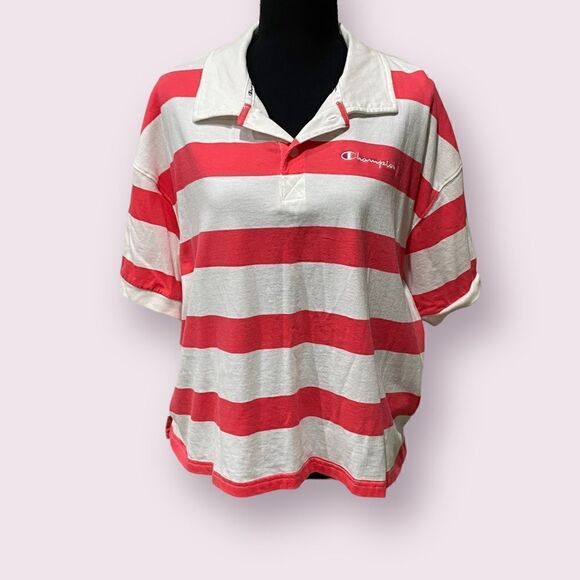 Champion Striped Polo Size 2XL - Picture 2 of 6